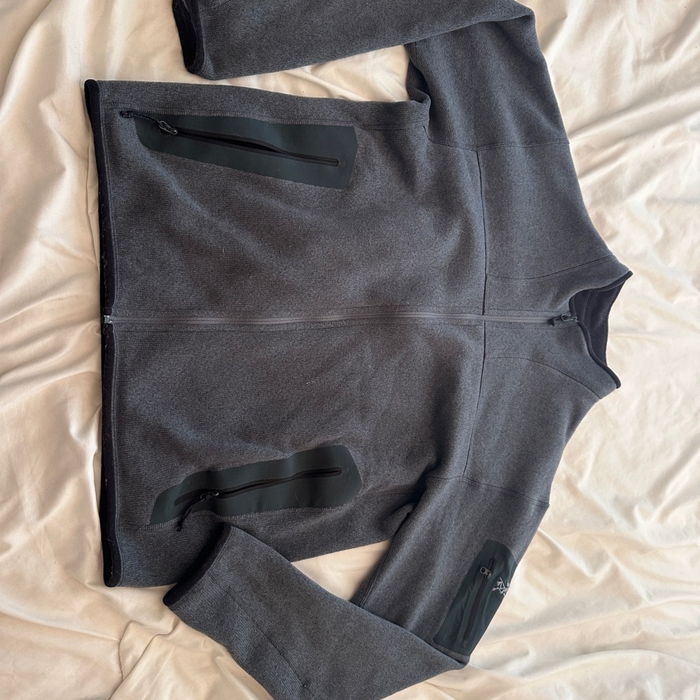 Arc'teryx Black and Gray Fleece Jacket